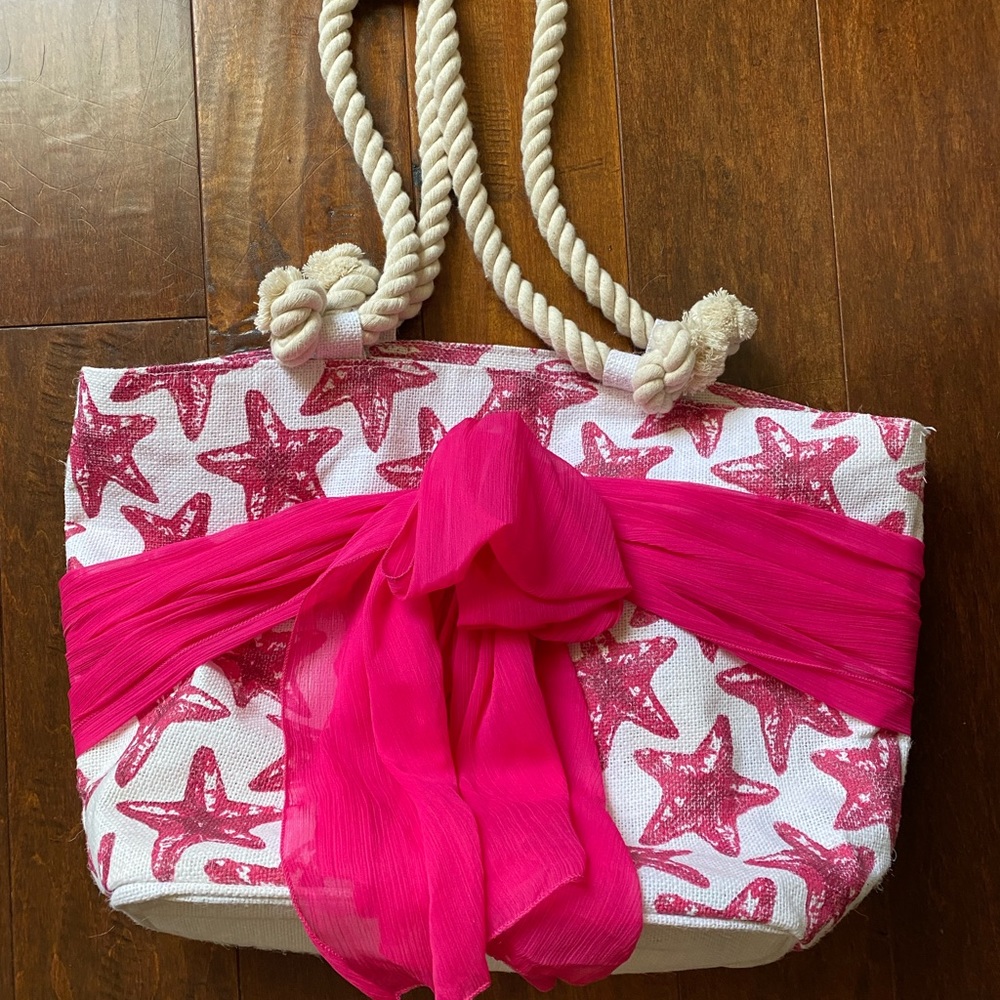 Mud pie beach bag
